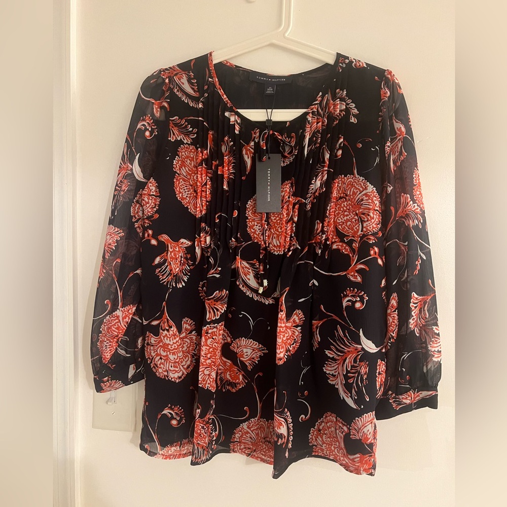 tommy hilfiger women tops blouse size xs